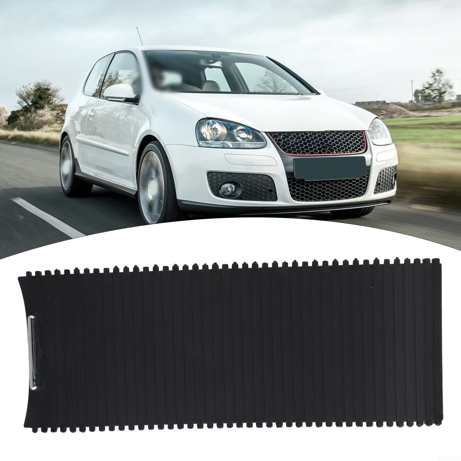 Accoudoir central porte-gobelet coulissant pour Golf MK5 MK6 pour GTI pour Jetta, pièce de rechange 5KD862531, accessoire de réparation coulissant de console ABS noir