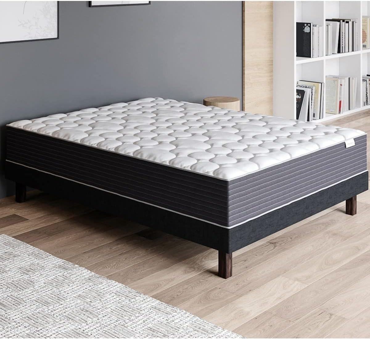 Ensemble Lit Sommier Matelas 140x190null