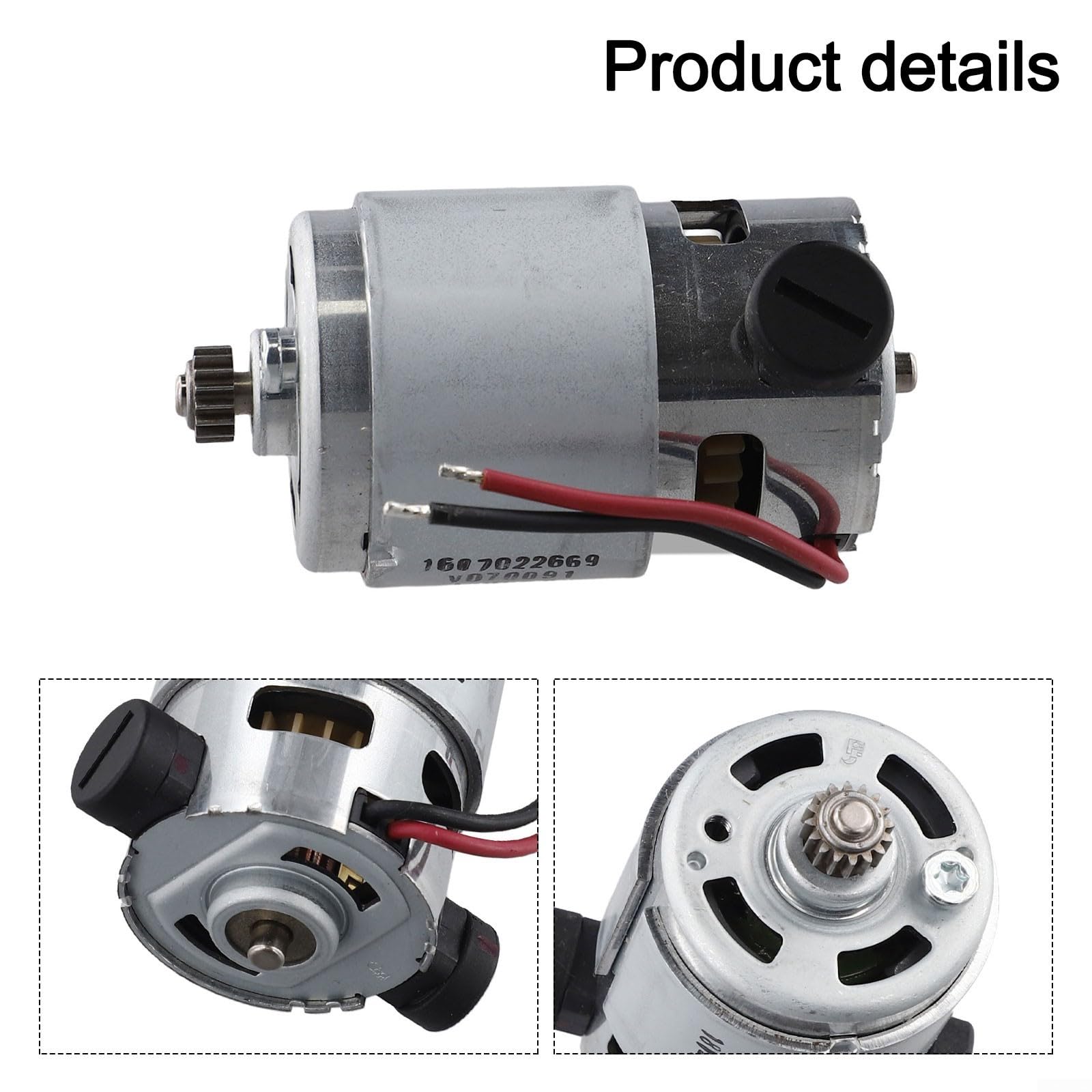 Set di spazzole di carbone per trapano Bosch 18V GSR180-LI GSB180-LI GSR18V-21 GSB18V-21, spazzole di ricambio 1607000CZ1 compatibile con motore 160702266N, confezione da 2 con molle e terminali