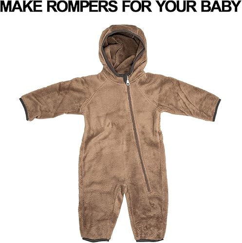 Miniatura 5 de Cinta al bies de doble pliegue de 12 pulgada, cinta de encuadernación bies de doble pliegue de 55 yardas (marrón) y 4 tizas de tela de costura para