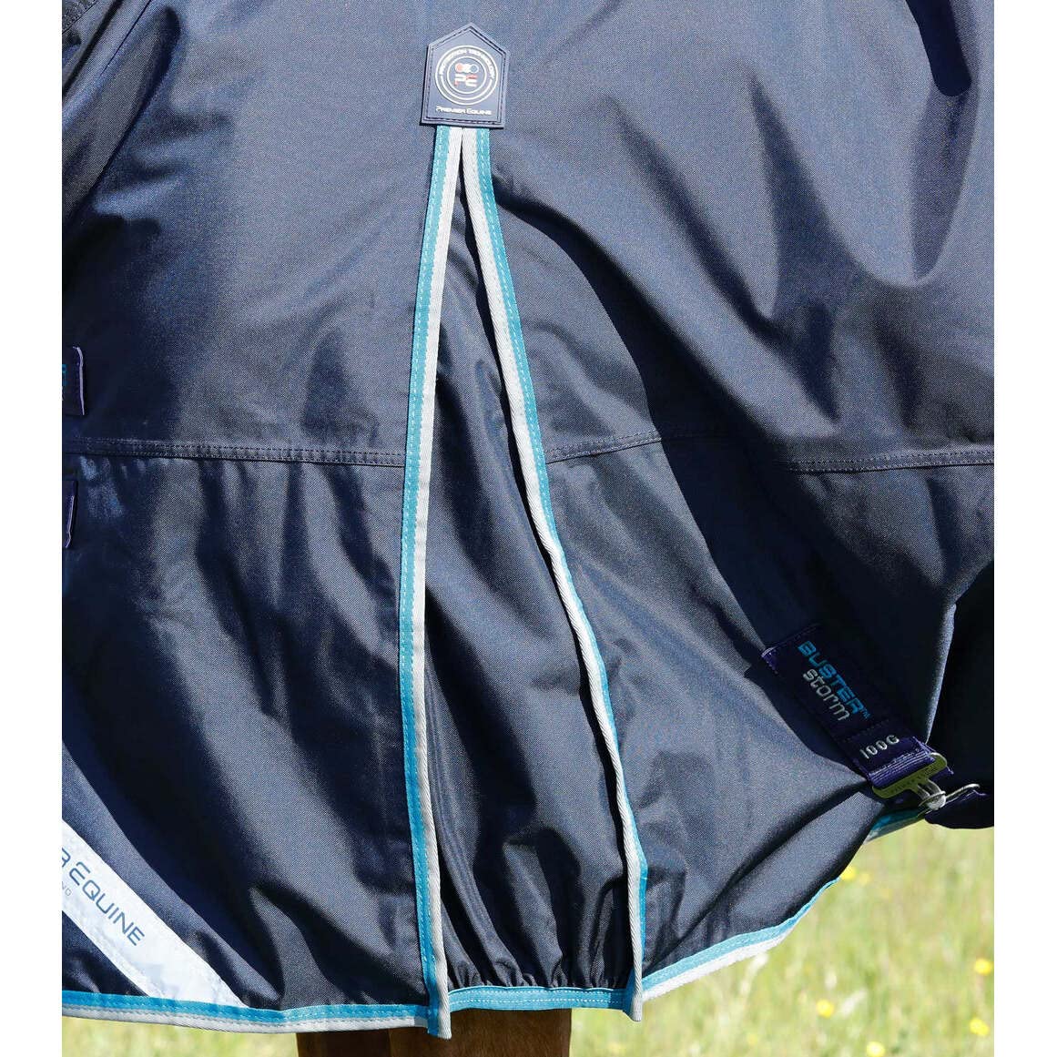 Coperta impermeabile per cavalli con copricollo Premier Equine Buster Storm 100 g