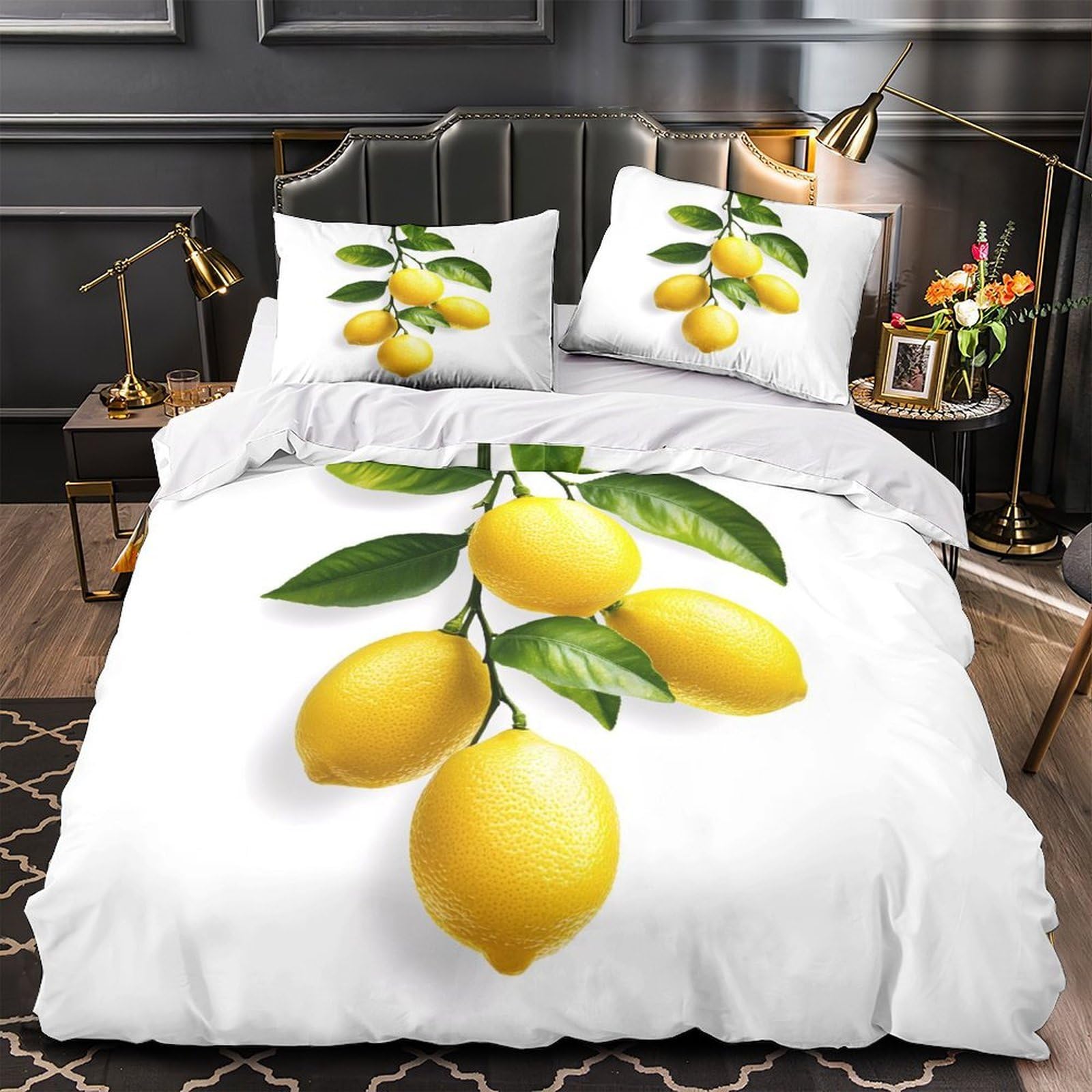 Housse de Couette Chat 3D Microfibre Hypoallergique Super Douce Parure Lit de Luxe
