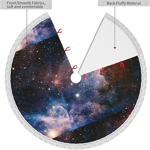 Vista 44 de Bandera de Venezuela imprimir árbol de Navidad falda de árbol de Navidad decoración vacaciones poliéster árbol de Navidad