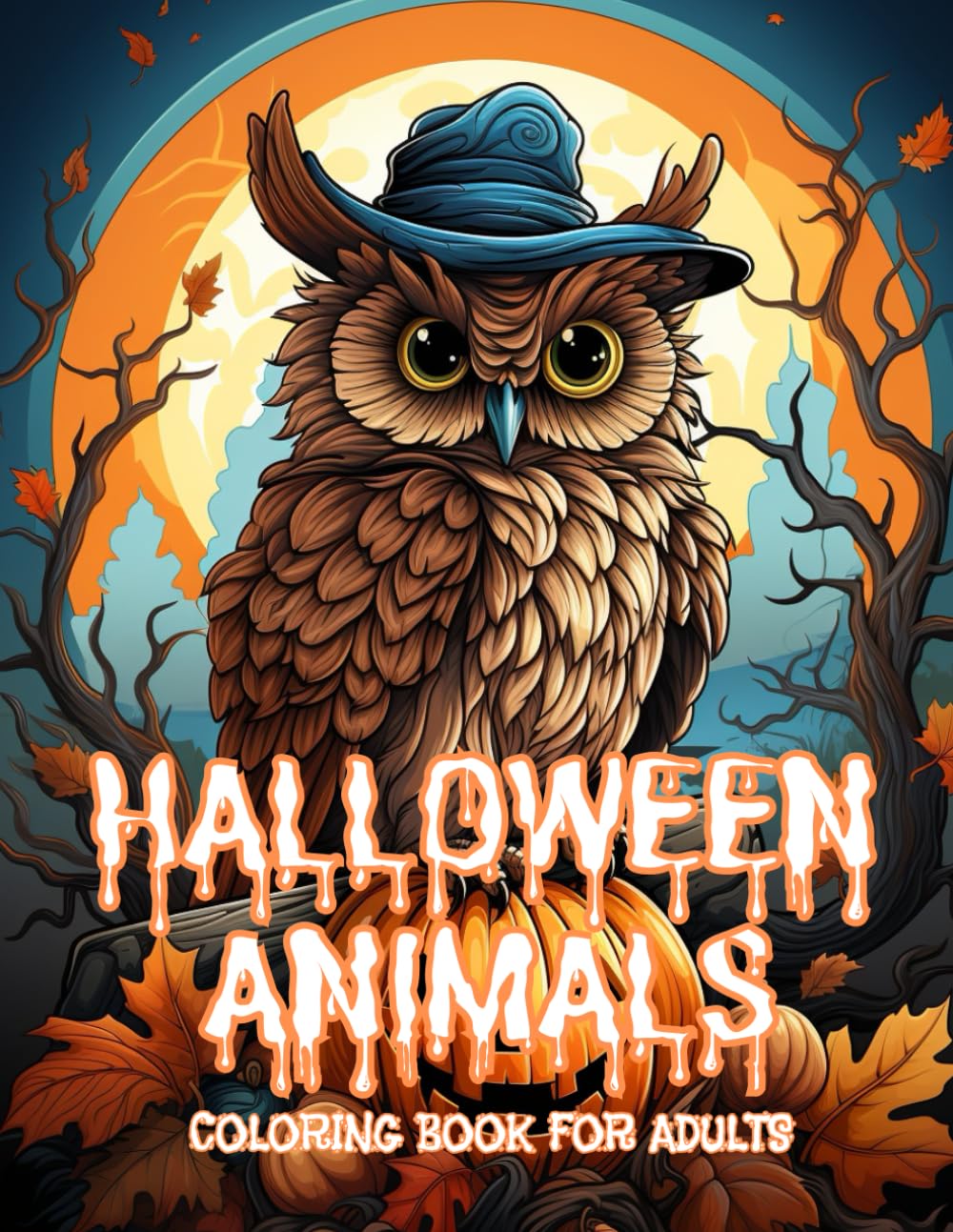 Halloween Animals Coloring Book: An enchanting collection of animals donning exquisite Halloween costumes designed for adults and perfect for animal ... stress-relief gifts to enhance relaxation
