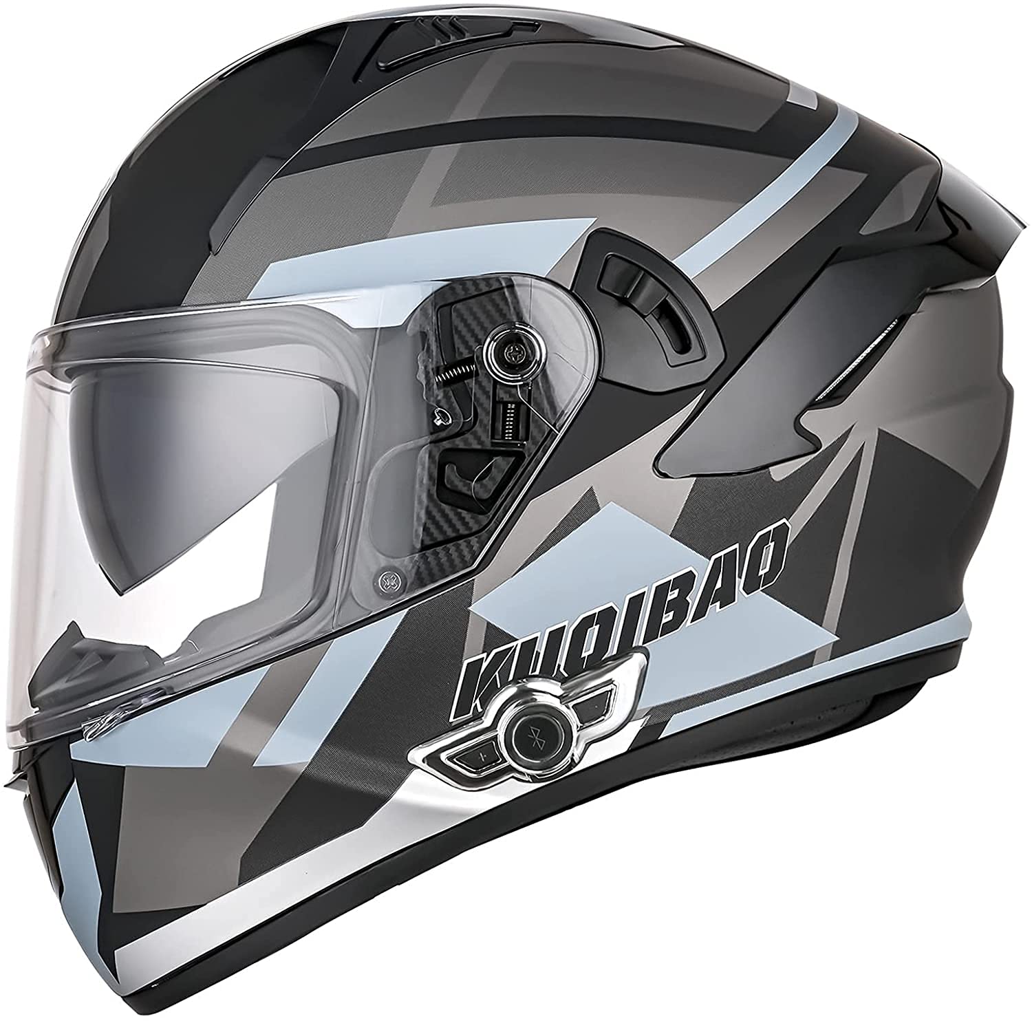 Casque de moto Bluetooth intégral idéal pour rouler sous la pluie sans buée