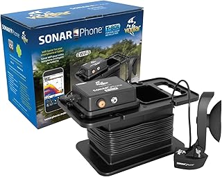 Vexilar SP300 T-Box Smartphone Fish Finder with Portable Case, Black