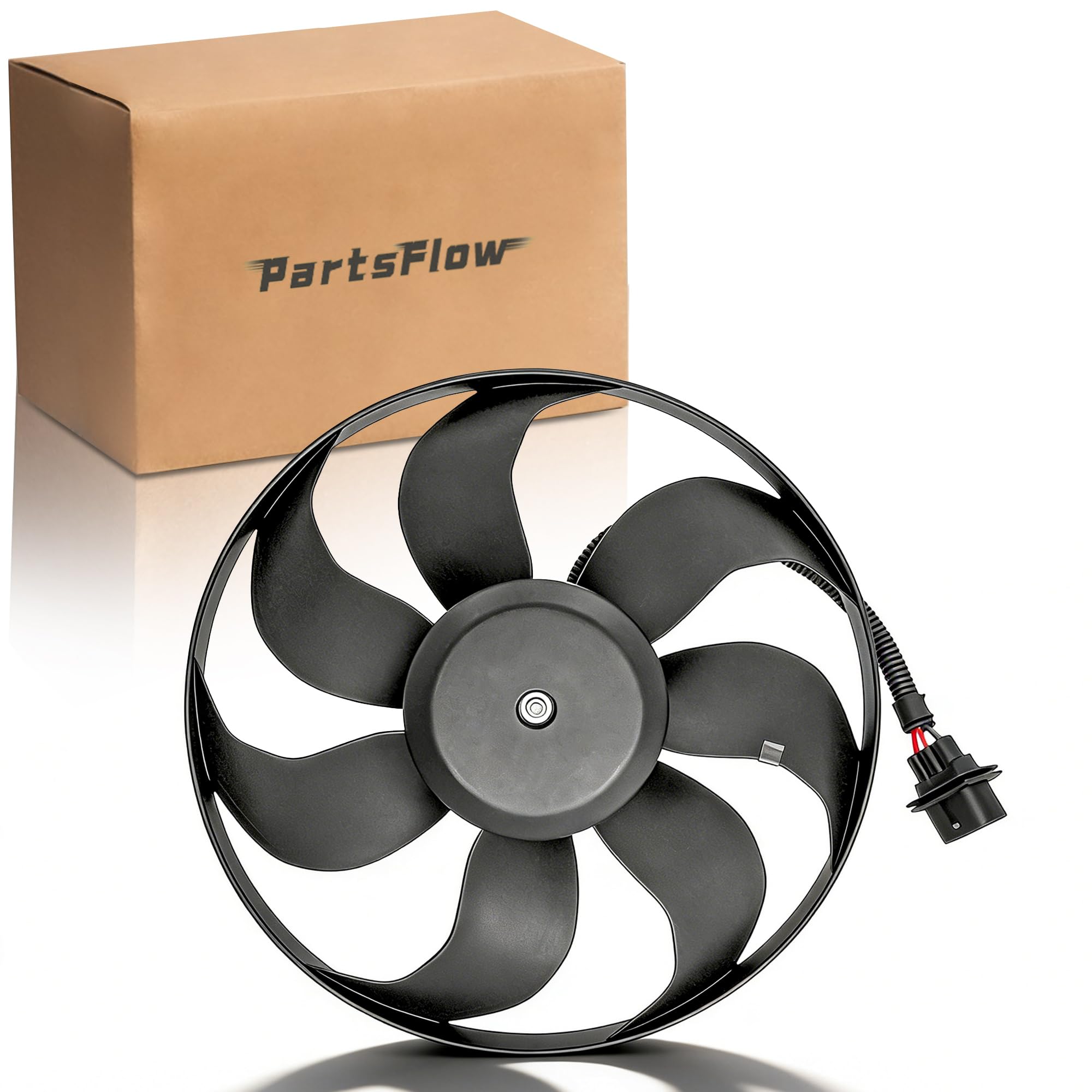 Left Side Engine Cooling Fan For Volkswagen & Audi - Radiator Fan Assembly Replacement