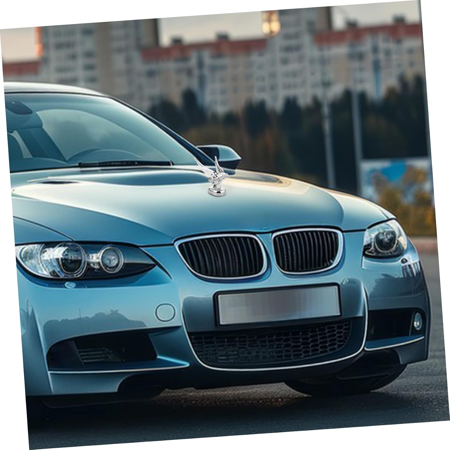 Durable Eagle Vehicle Hood Ornament Plastic Engine Hood Decoration Car Trucks Exterior Easy Installation Stylish Auto Accessory
