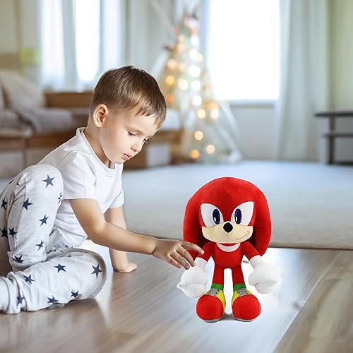 Miniatura 7 de Juguete de peluche rojo súper suave, regalo de cumpleaños, peluche para niños y niñas que aman, 12 pulgadas (rojo)