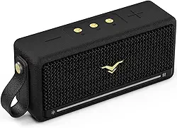 Caixa de Som Bluetooth, Alto-falante Portátil Sem Fio de 40W com Graves Ativos Extras, À Prova d'Água IP67, Emparelhamento TWS, Microfone Embutido, Luzes LED, 12h de Bateria para Casa/Festa/Praia
