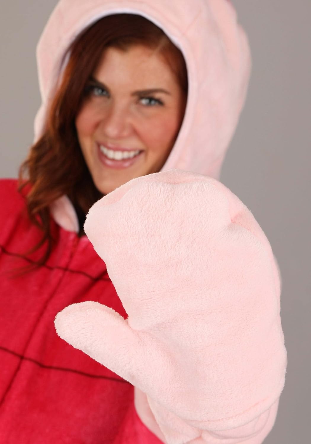 Disney Deluxe Adult Piglet Costume, Winnie the Pooh Piglet Hooded Onesie for Men and Women, Disney's Piglet Outfit Halloween - Image 5