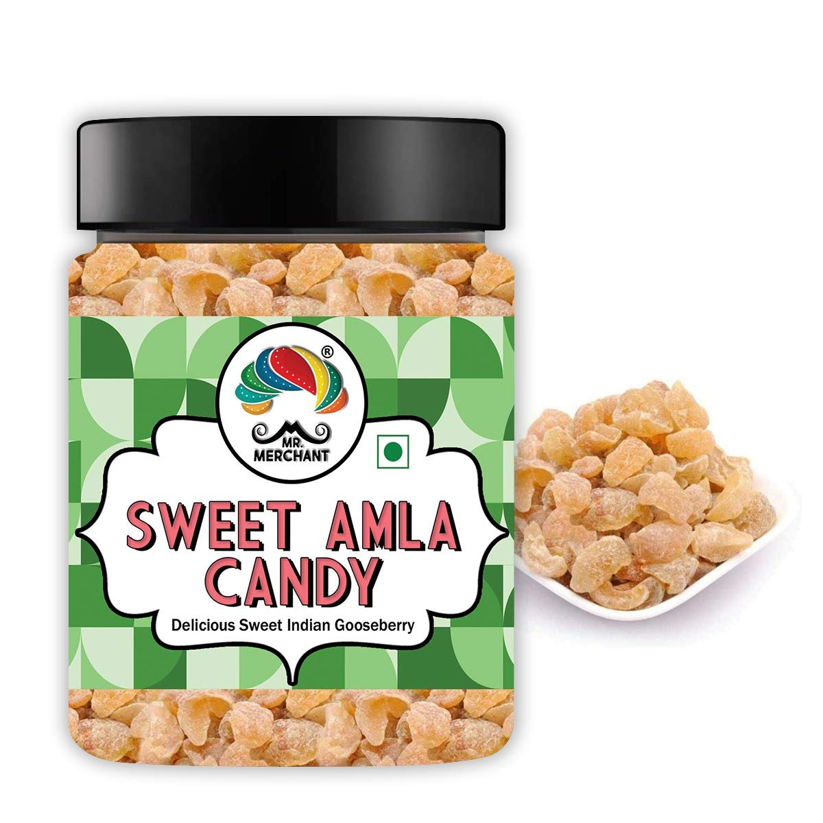 Mr. Merchant Dry Sweet Amla (Indian Gooseberry)- Natural, No Added Preservatives, Source of Vitamin C, Traditional Recipe (300g)