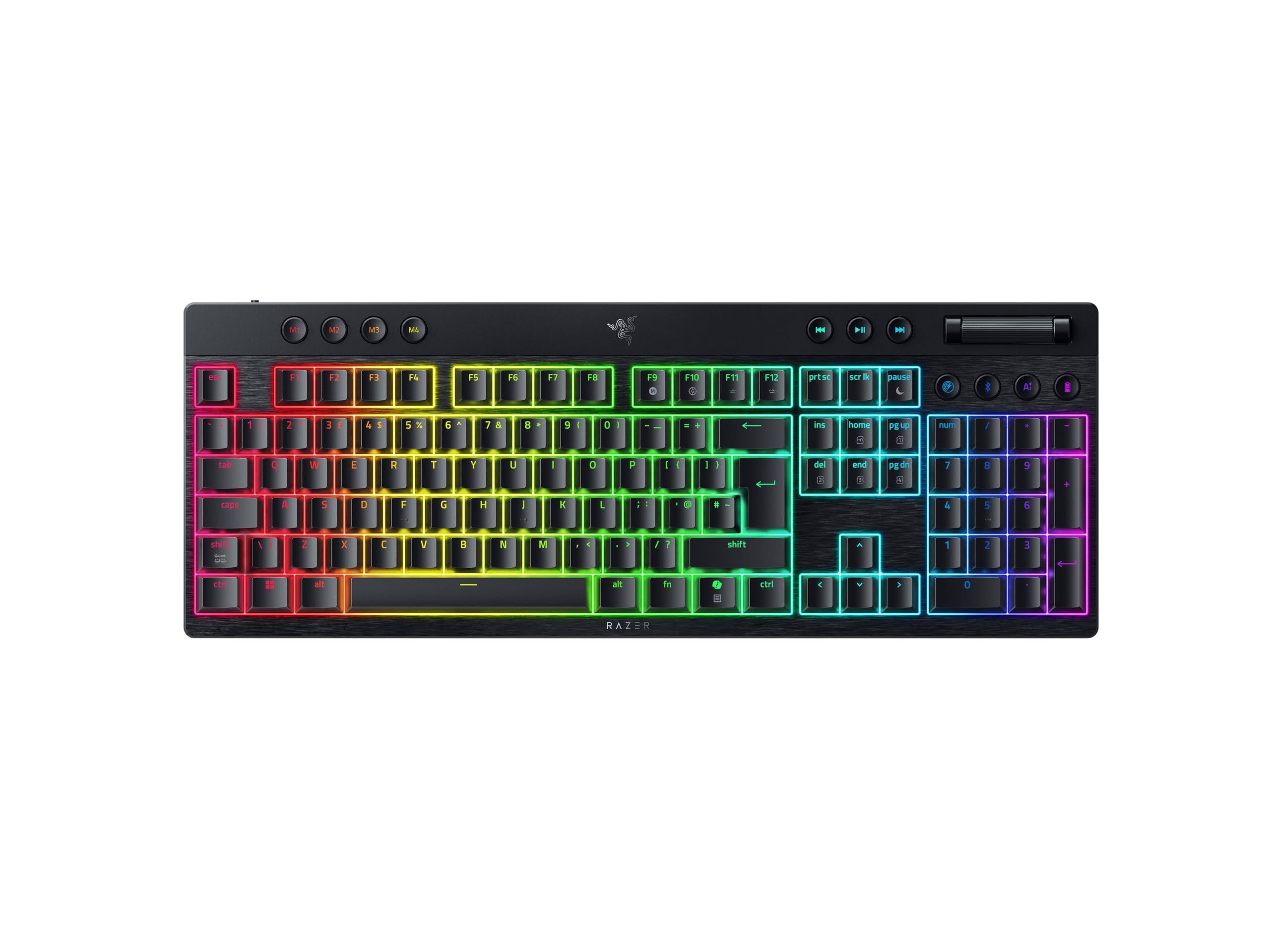 Razer BlackWidow V4 Low-profile HyperSpeed - Wireless Low-profile