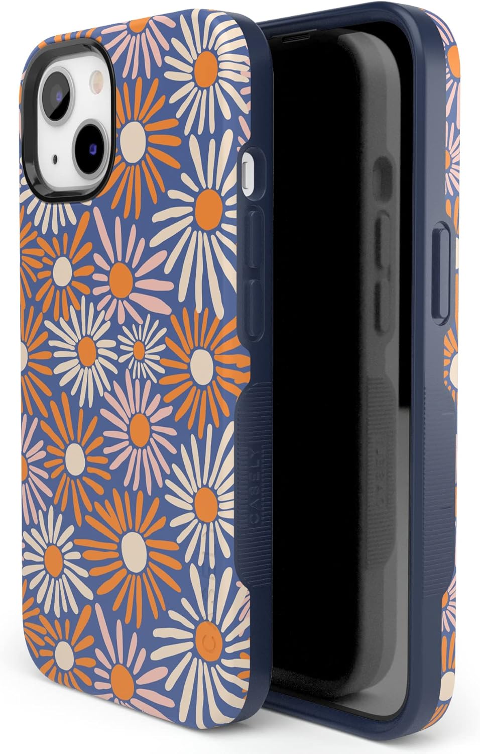 Casely iPhone 13 Case | Spring Forward | Daisy Floral | Bold Protective Design | Compatible with MagSafe - Image 4