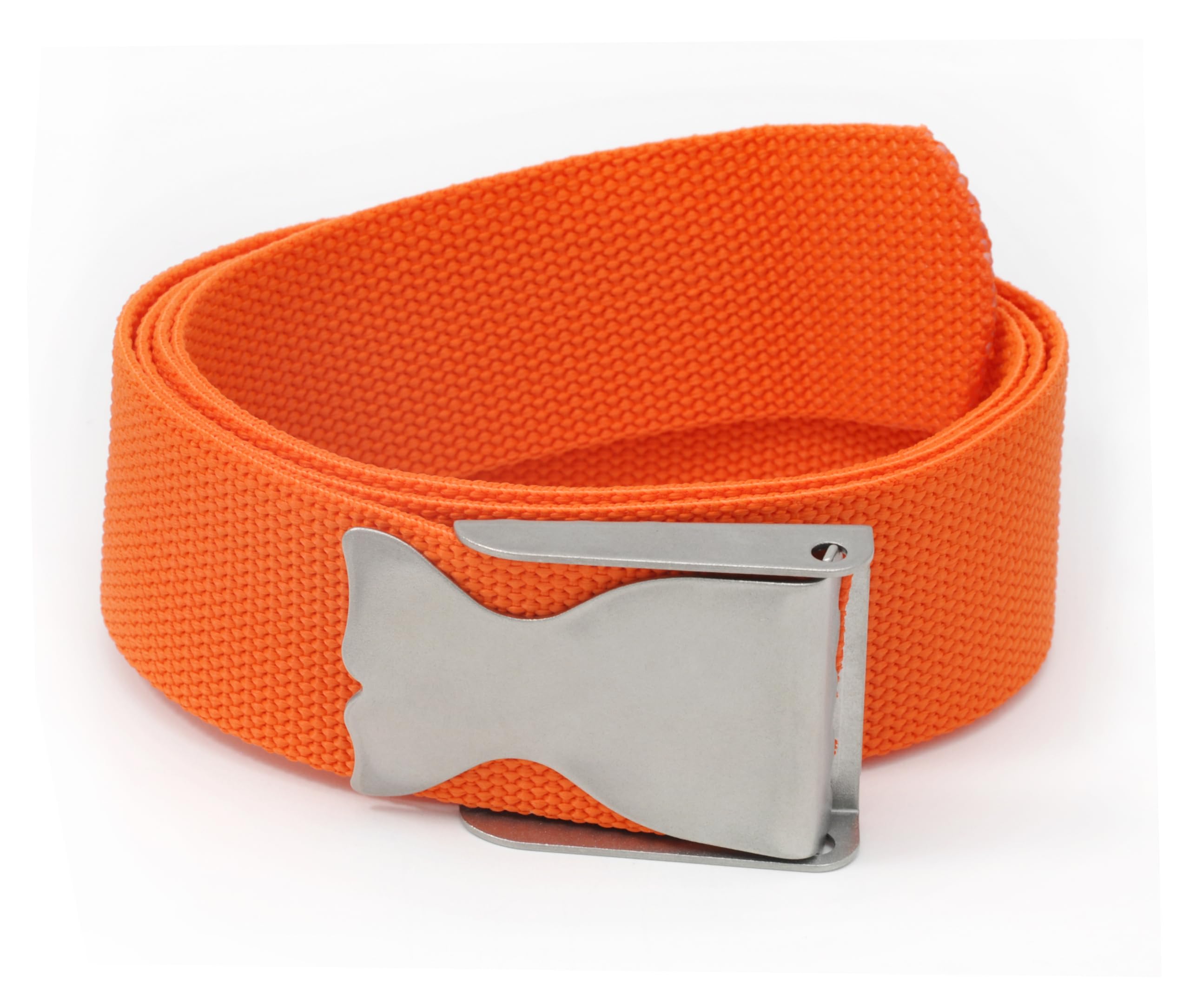 BEST DIVERS Orange Belt Stainless Steel Buckle Whale, Sub Man
