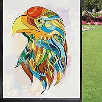 Vista 17 de Película decorativa para ventana con texto en inglés "Saying Window", decoración del hogar, palmeras tropicales hawaianas, diseño de acuarela