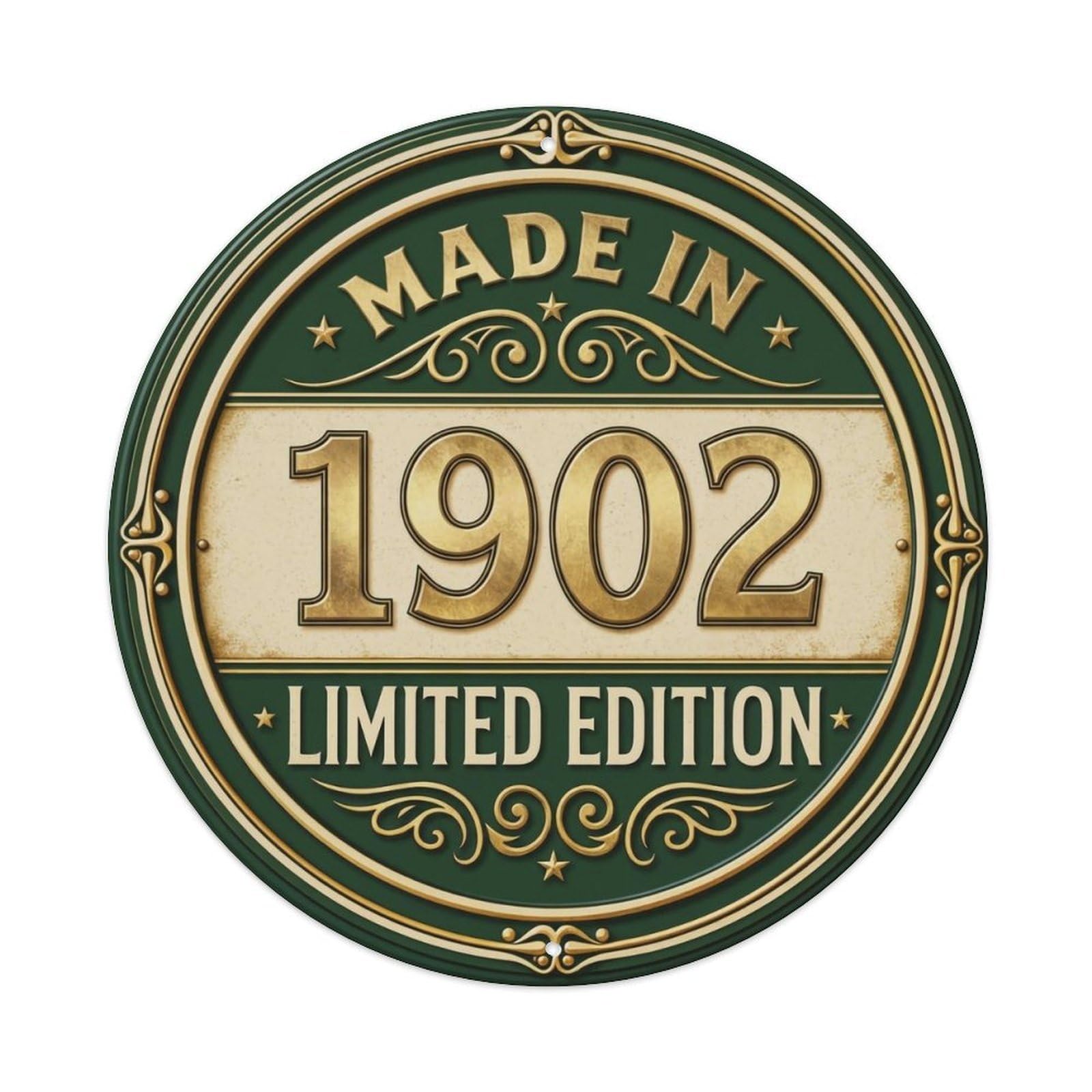 Okahys 8X8inch(20X20cm) Made In 1902 Limited Edition Metal Tin Sign