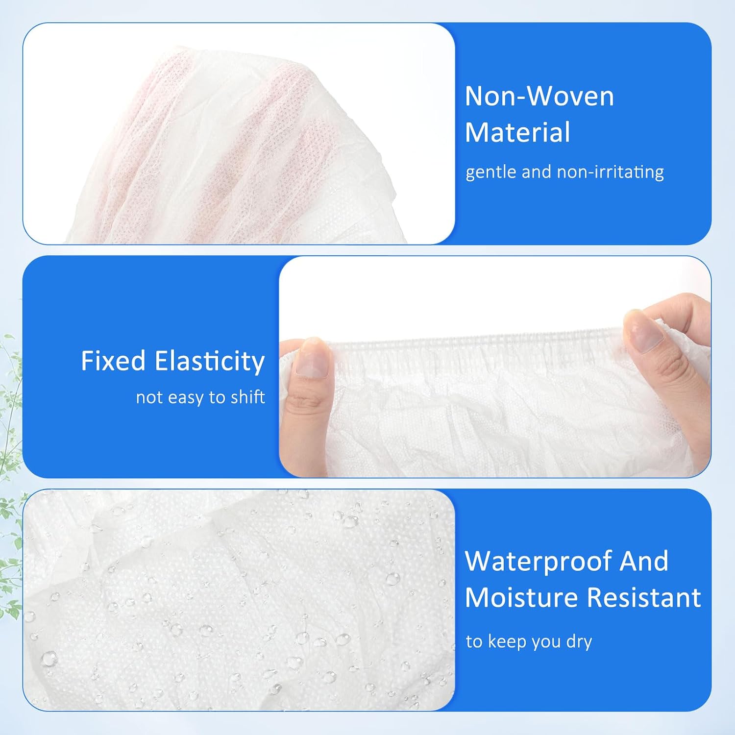 50 Pack Disposable Toilet Seat Covers for Travel Public Toilet Hospital