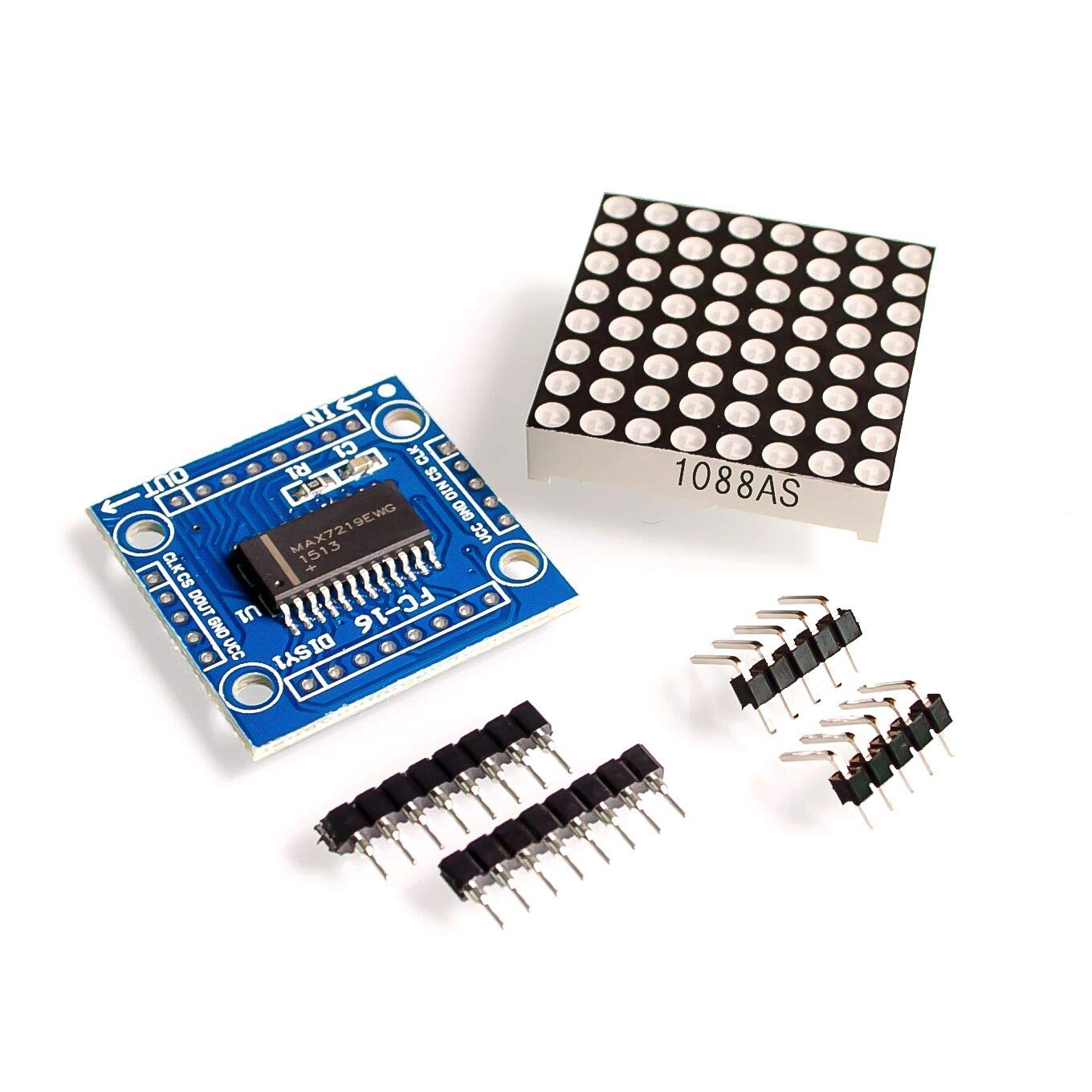 MAX7219 dot Matrix Module microcontroller Module DIY KIT MCU LED Display Control Module Kit (DIY)