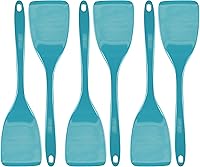 Vista 7 de Reston Lloyd - Espátula giratoria para sartenes antiadherentes, resistente al calor, sin BPA, con mango ergonómico, 11 pulgadas, color naranja