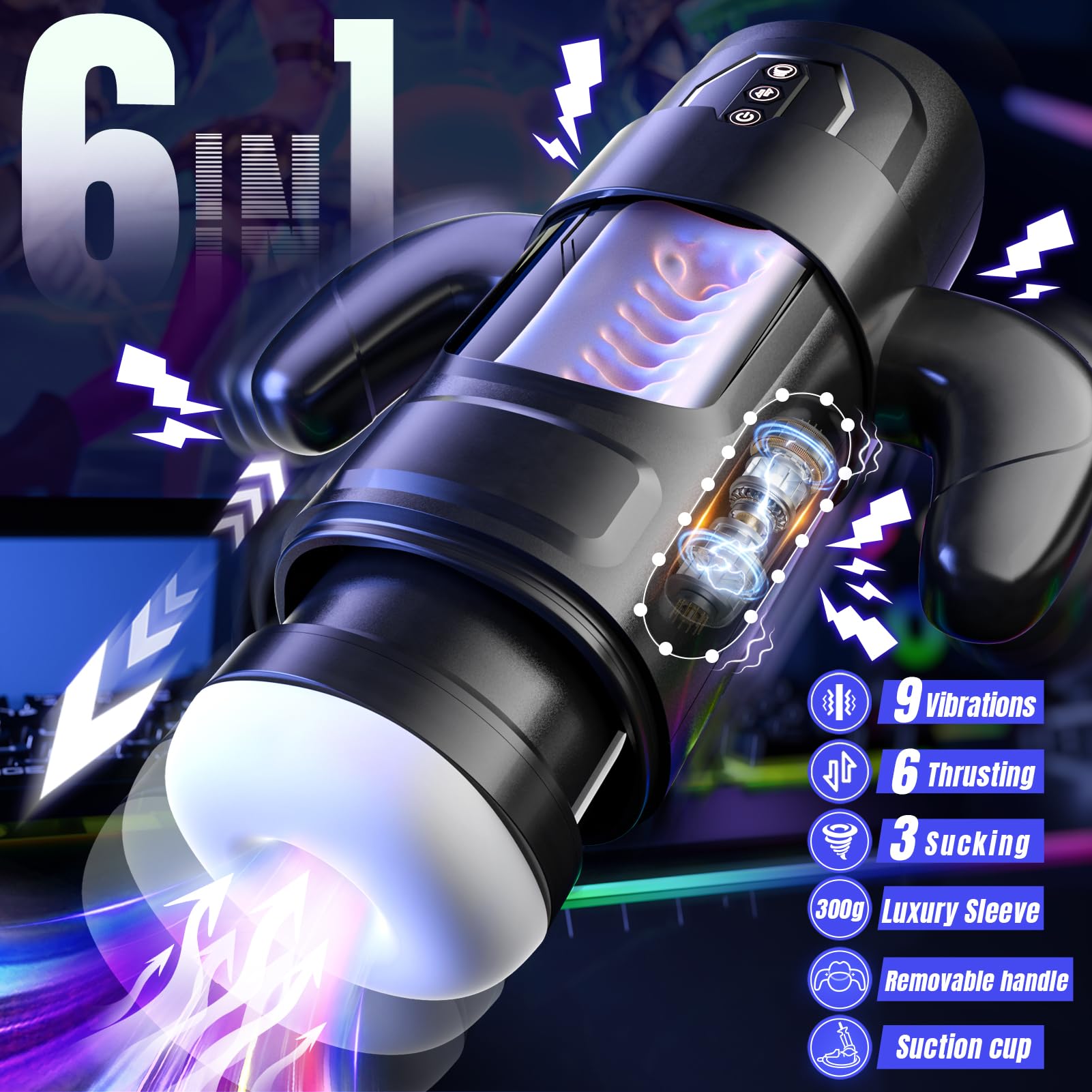 cafatop male masturbator Amazon.com: Cafatop Male Masturbator Sex Toys- Electric Men Sex Toys with 6  Thrusting & 3 Suction, Automatic Sucking Male Masturbation Cup with Handle,  Penis Pump Pocket Pussy Stroker Vibrator for Adult Men :
