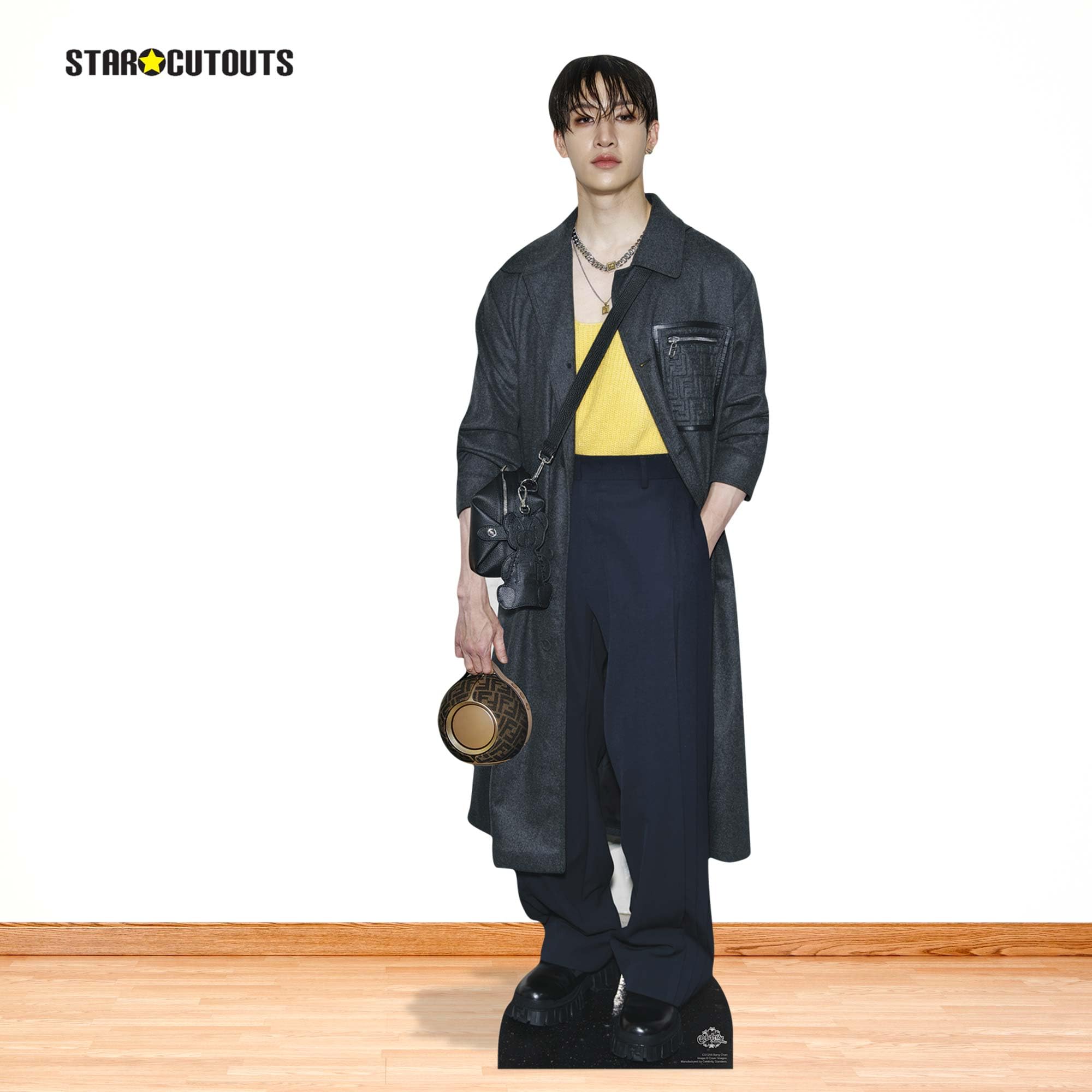 Star Cutouts CS1255 Bang Chan Pappaufsteller in Lebensgröße, 178 cm, tolles K-Pop-Fan, Geschenk und Party-Dekoration