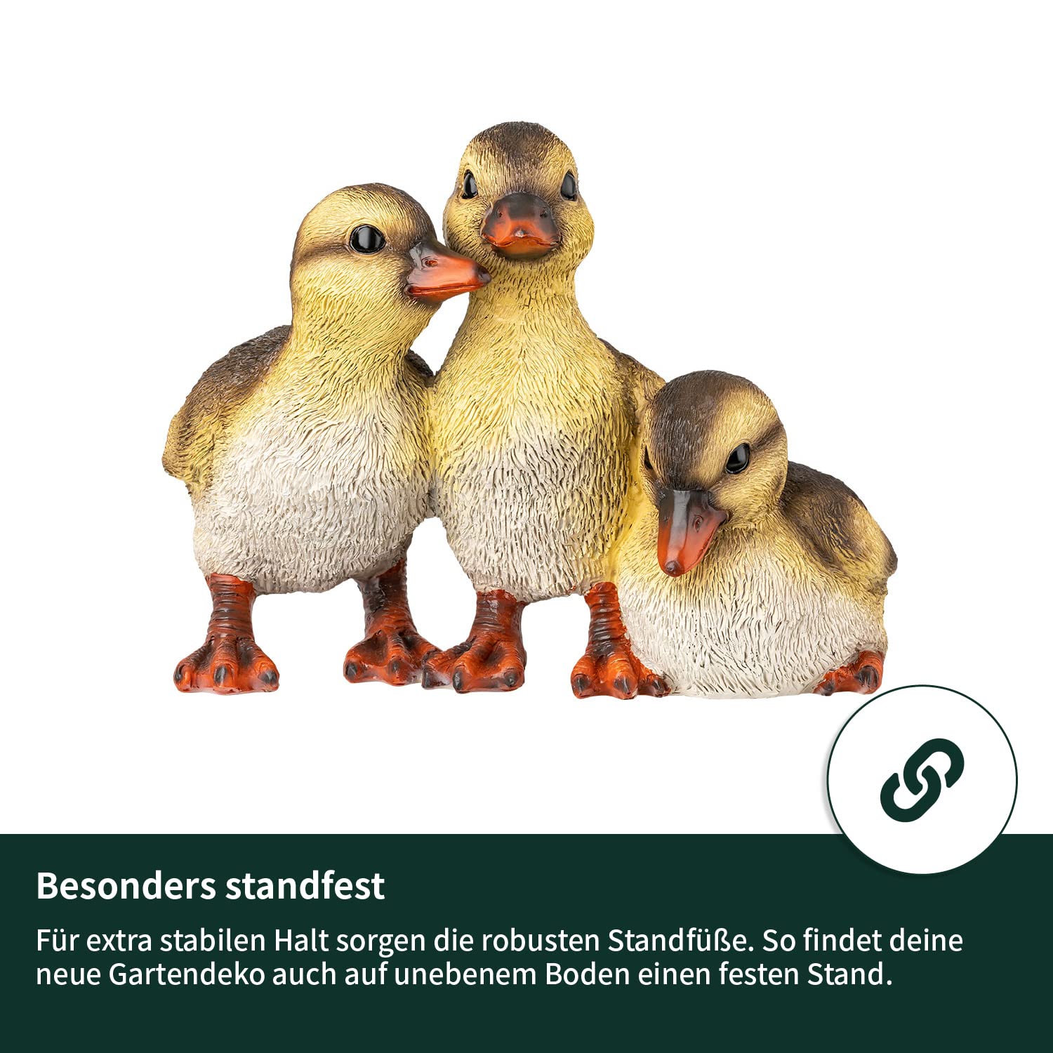 VERDOBA Anatroccoli, statuette da giardino, decorazione per laghetti da giardino, statuette di grandi dimensioni per la decorazione del laghetto, resistente alle intemperie