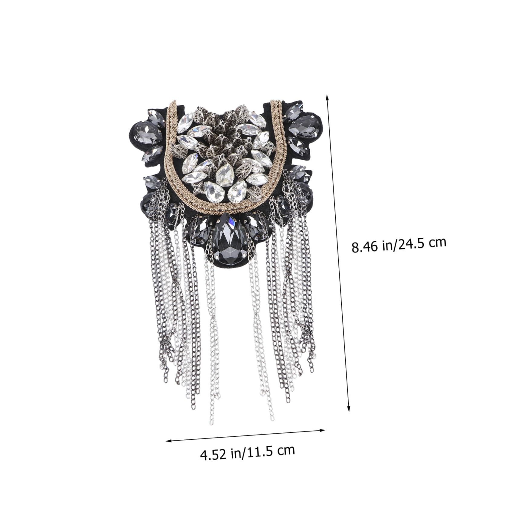 VILLCASE 3piezas Accesorios De Costura Parche De Alfiletero Borlas y Tachuelas Para Ropa y Sombreros Diseño y Elegante