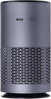 Purificador de aire de aniones portátil alimentado por USB para reducción de humo, para coches, dormitorios, oficinas de hasta 10 metros cúbicos (gris)