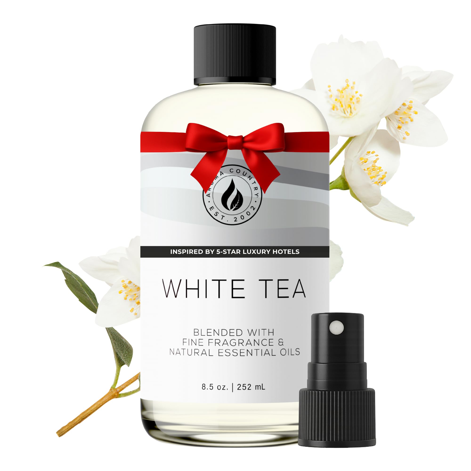 Essential Oil / Reed Diffuser Oil for Reed Reed Diffuser Reed Diffuser Oil Sticks for Electric Diffuser Oil Machine and Oil Warmer - Natural Organic White Tea Diffuser Oil - Long Lasting Fragrance