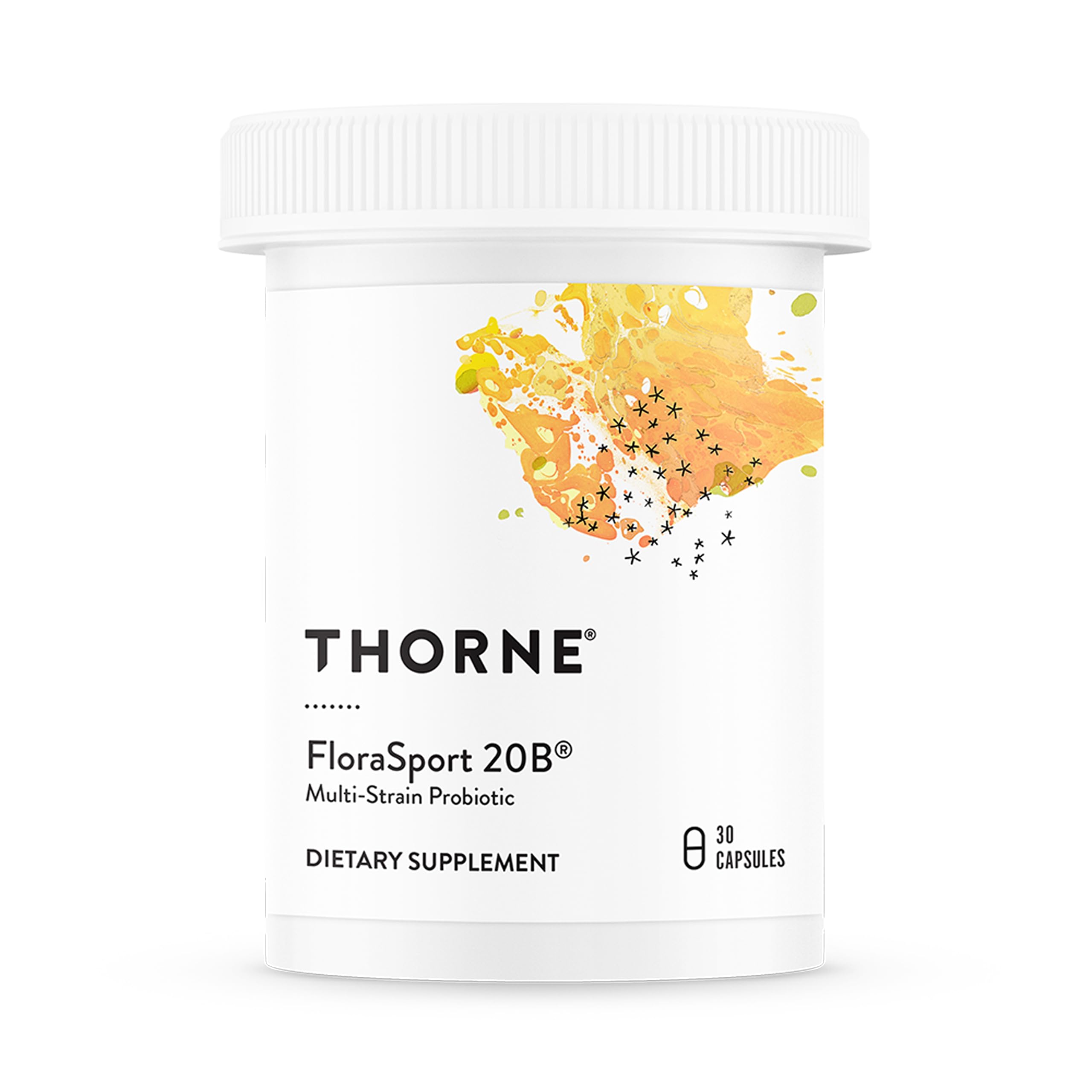 THORNE - FloraSport 20B - Probiotic Supplement - Promotes Digestive Support, Gut Health, Immune Function & Occasional Diarrhea or Constipation Relief* - NSF Certified for Sport - 30 Servings
