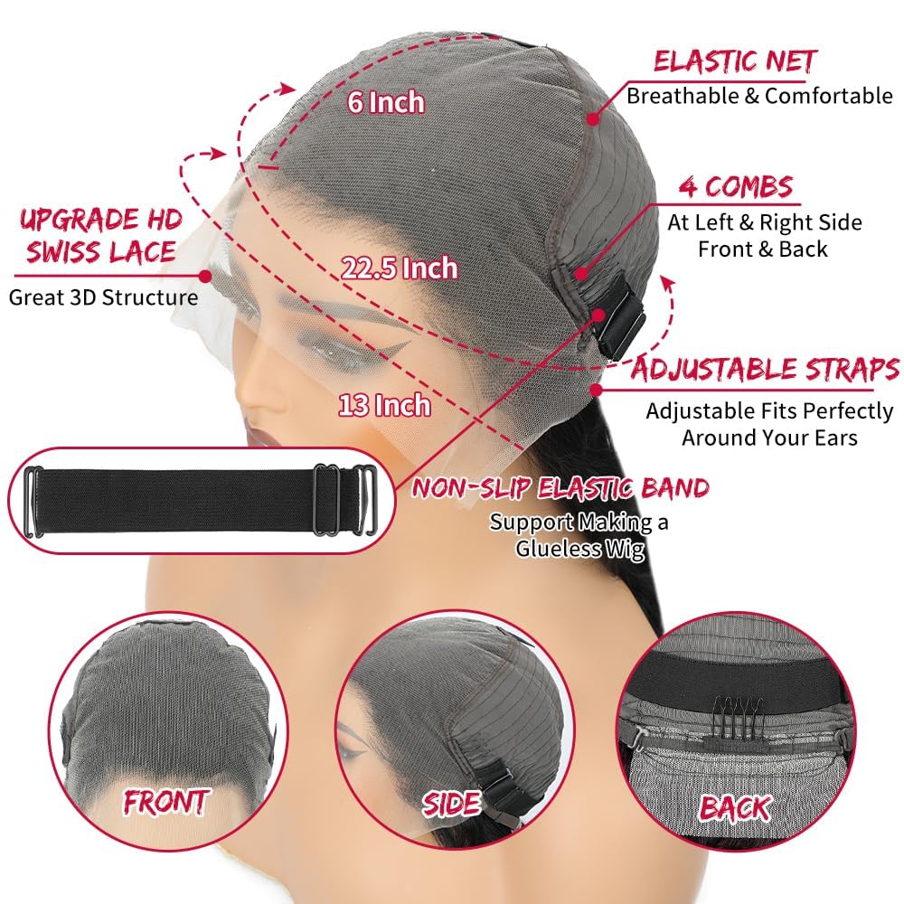 Natural-Looking Human Hair Lace Front Wig