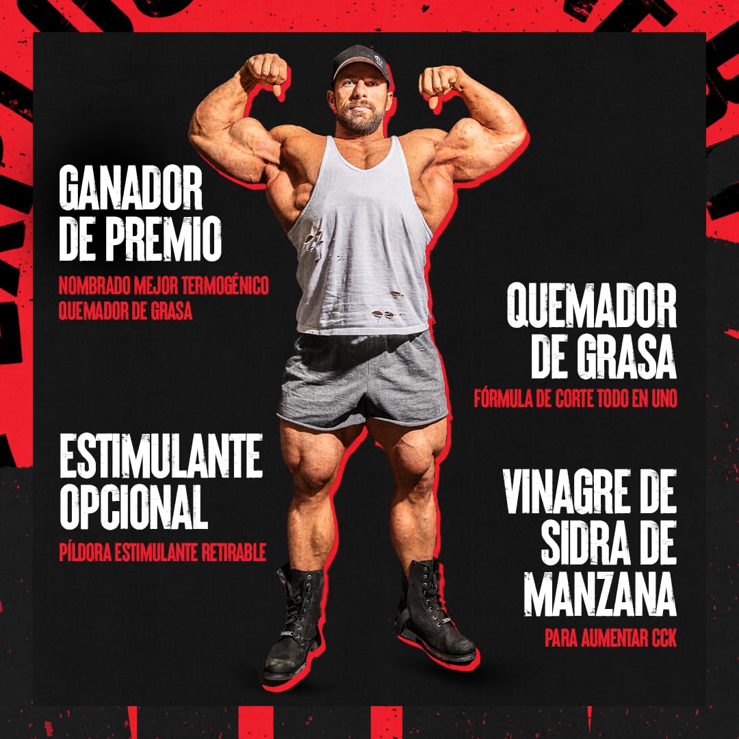 Universal Nutrition ANIMAL Cuts - Dieta y Definición Suplemento para el Control de Peso para Atletas de Alto Rendimiento - Estimula el Metabolismo y Aumenta el Gasto Energético, 42 unidades