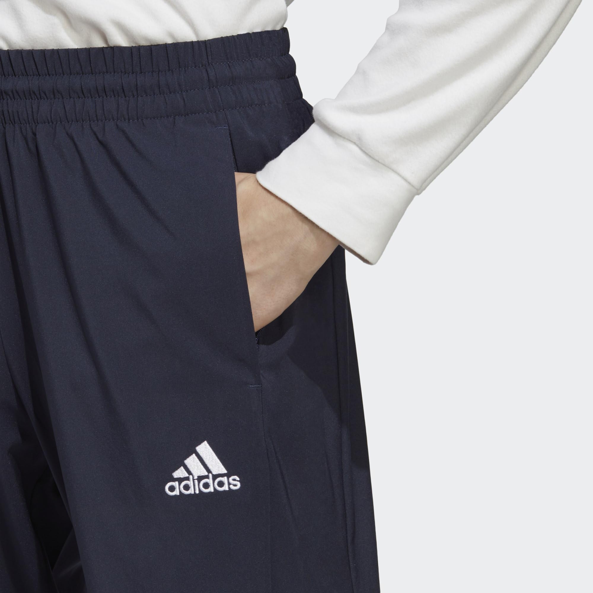 adidas Aeroready Essentials Stanford Open Hem Embroidered Small Logo Pants - Spodnie Mężczyźni