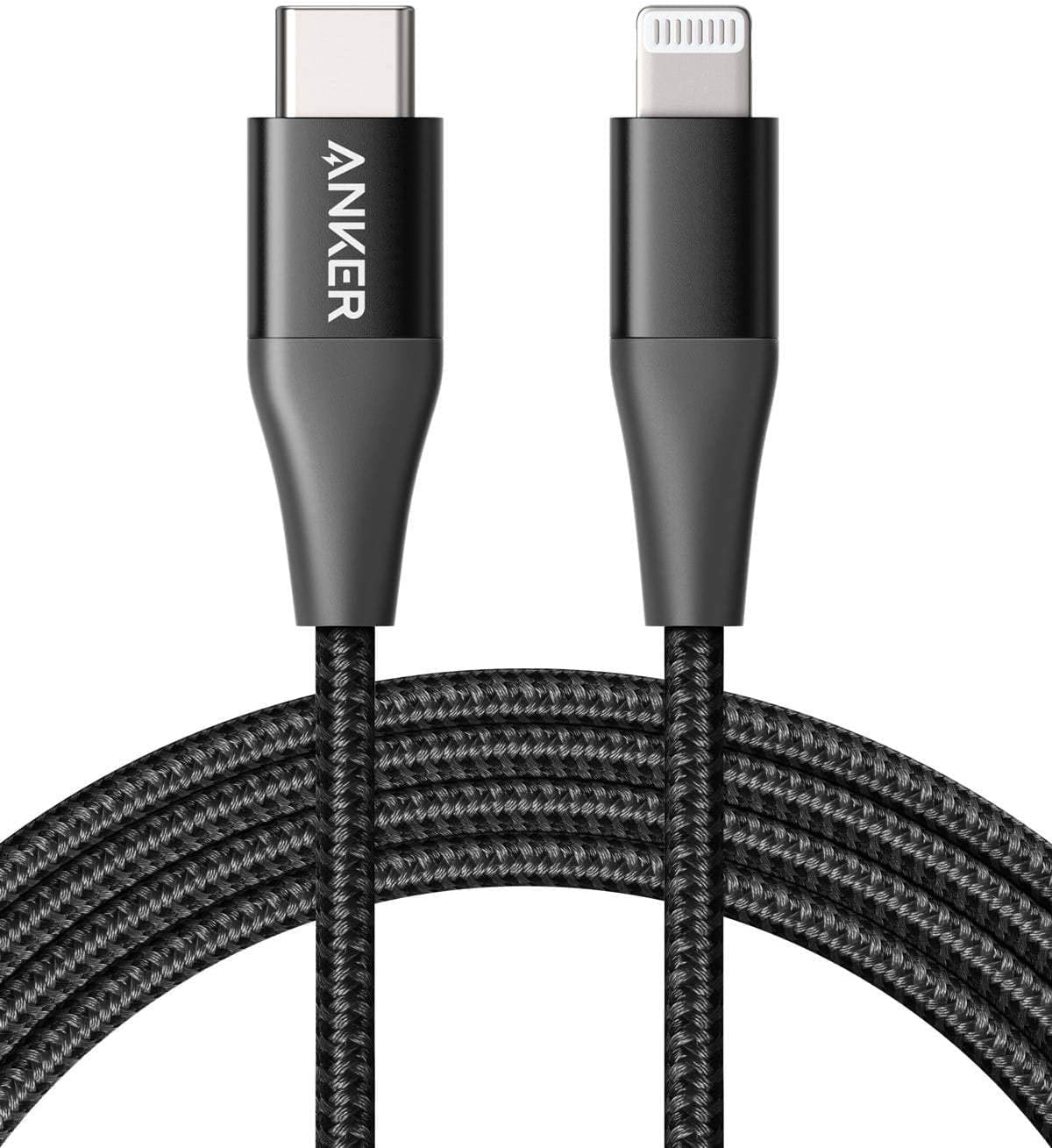 Anker 6ft Apple MFi Certified USB C to Lightning Cable, Powerline+ II Nylon Braided Cable for iPhone 14/14 Pro / 14 Pro Max/13/12/11/X/XS Max/XR/8, Supports Power Delivery