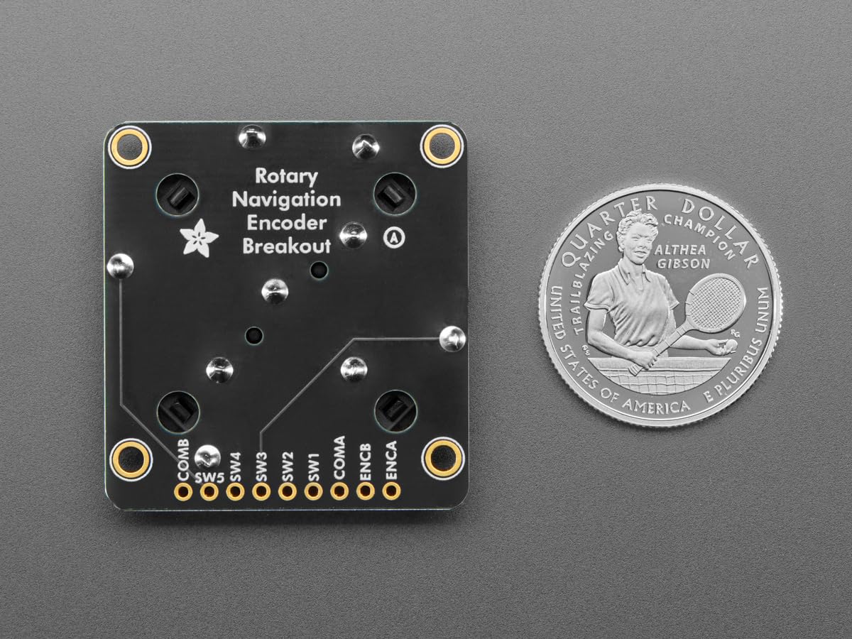Adafruit ANO 6311 Encodeur de navigation rotative avec bouton rotatif soudé