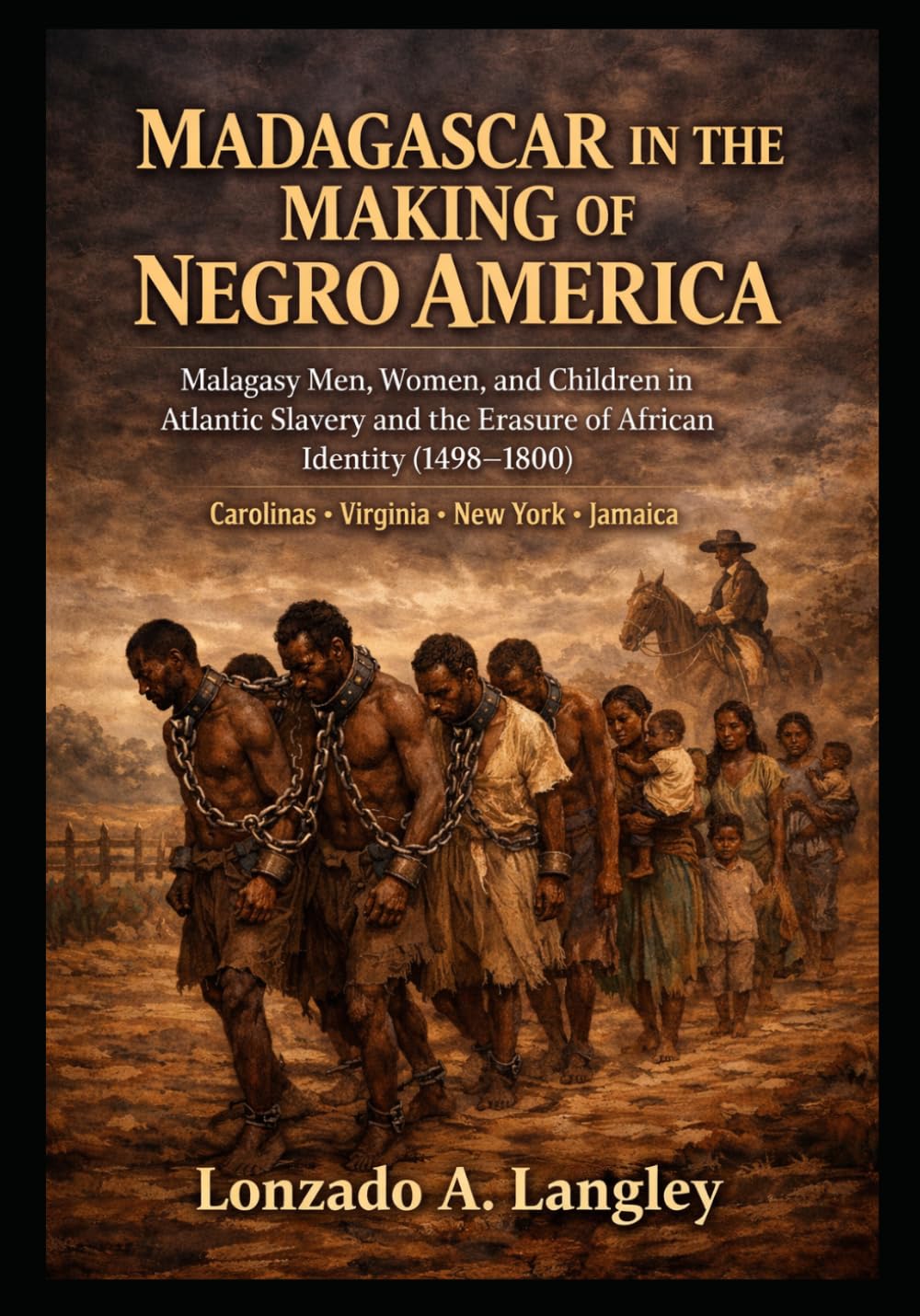 MADAGASCAR IN THE MAKING OF NEGRO AMERICA: Malagasy Men, Women, and Children in Atlantic Slavery and the Erasure of Identity, 1498–1800 Carolinas • Virginia • New York • Jamaica