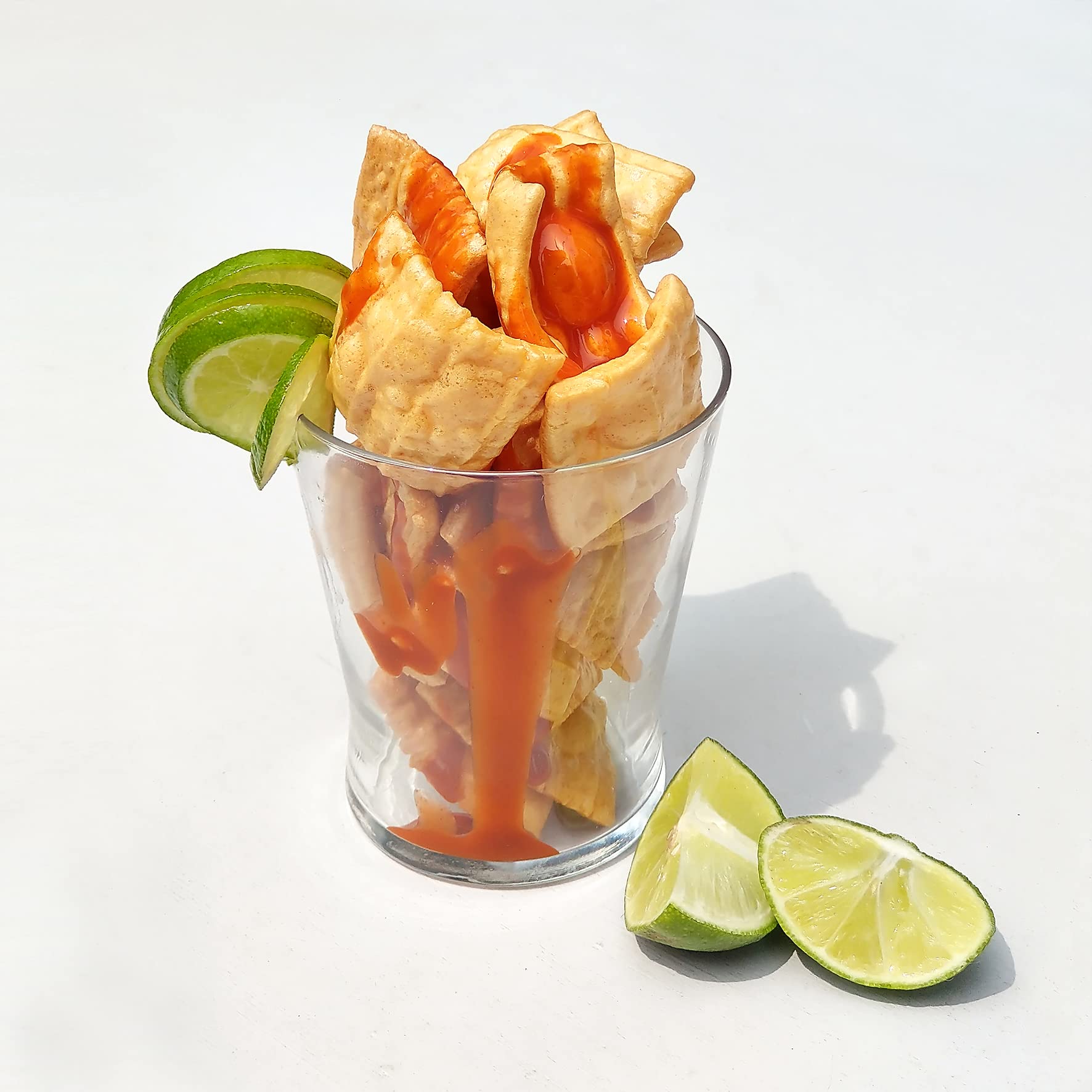 Roues de wagon mexicaines ou roues à broches, chicharron végétalien mexicain.200g