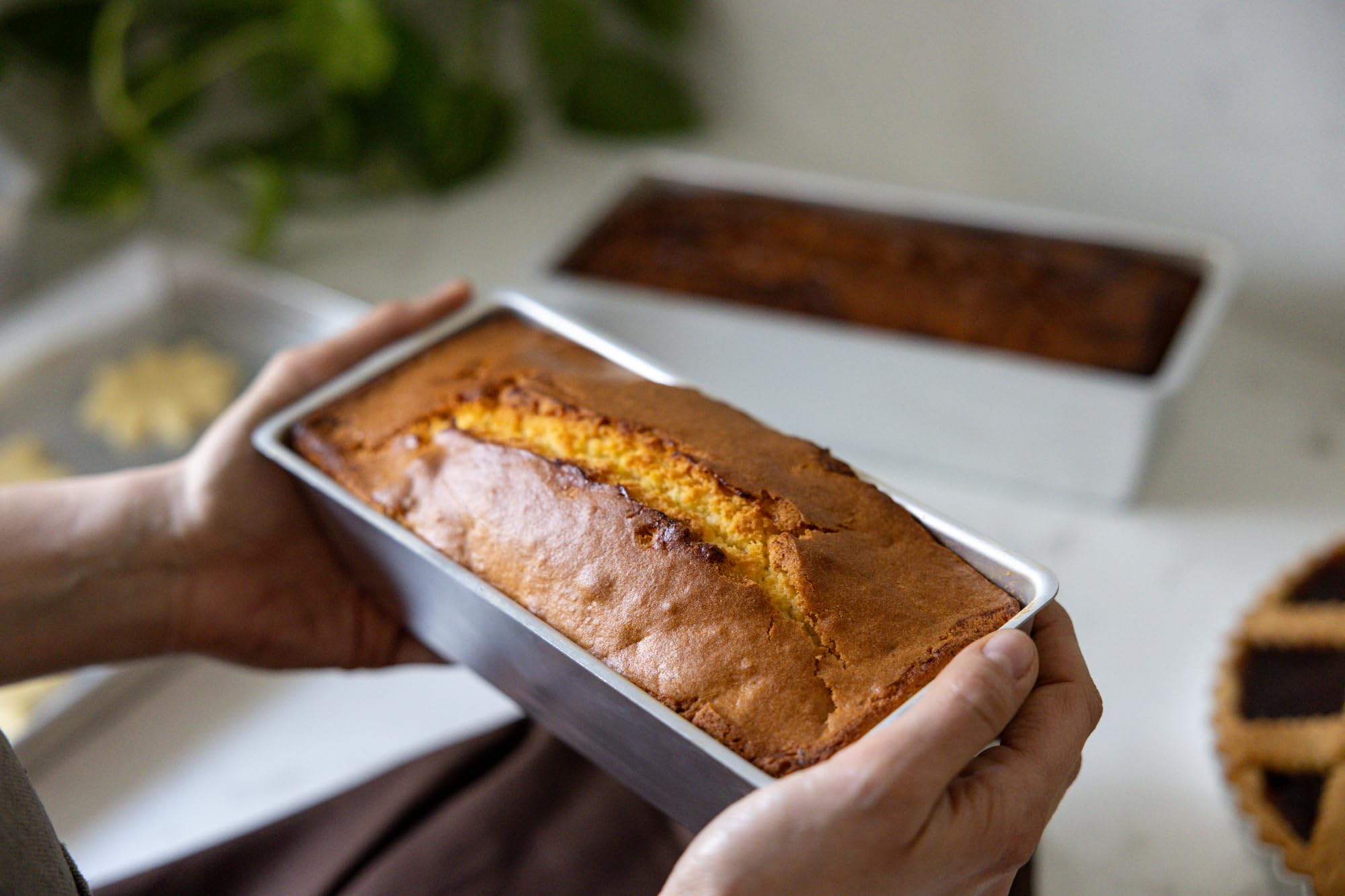 MARCATO Plumcake Tin, Cake Mould, Aluminium, 30 cm, Suitable for Sweet and Savoury, Uniform Baking