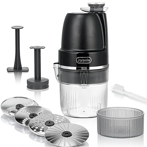 4 in 1 Electric Cheese Grater, Multifunctional Food Processing Machine,