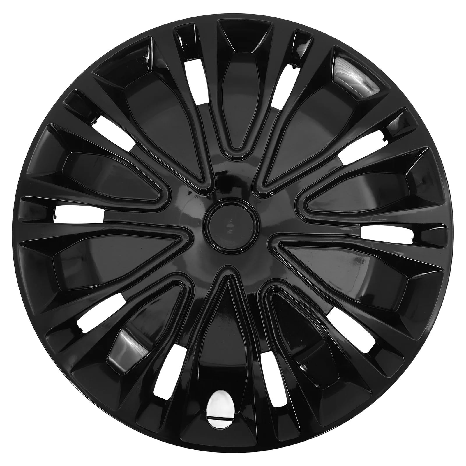 Tapacubos de Repuesto for tapacubos Rueda Coche(Gloss Black)