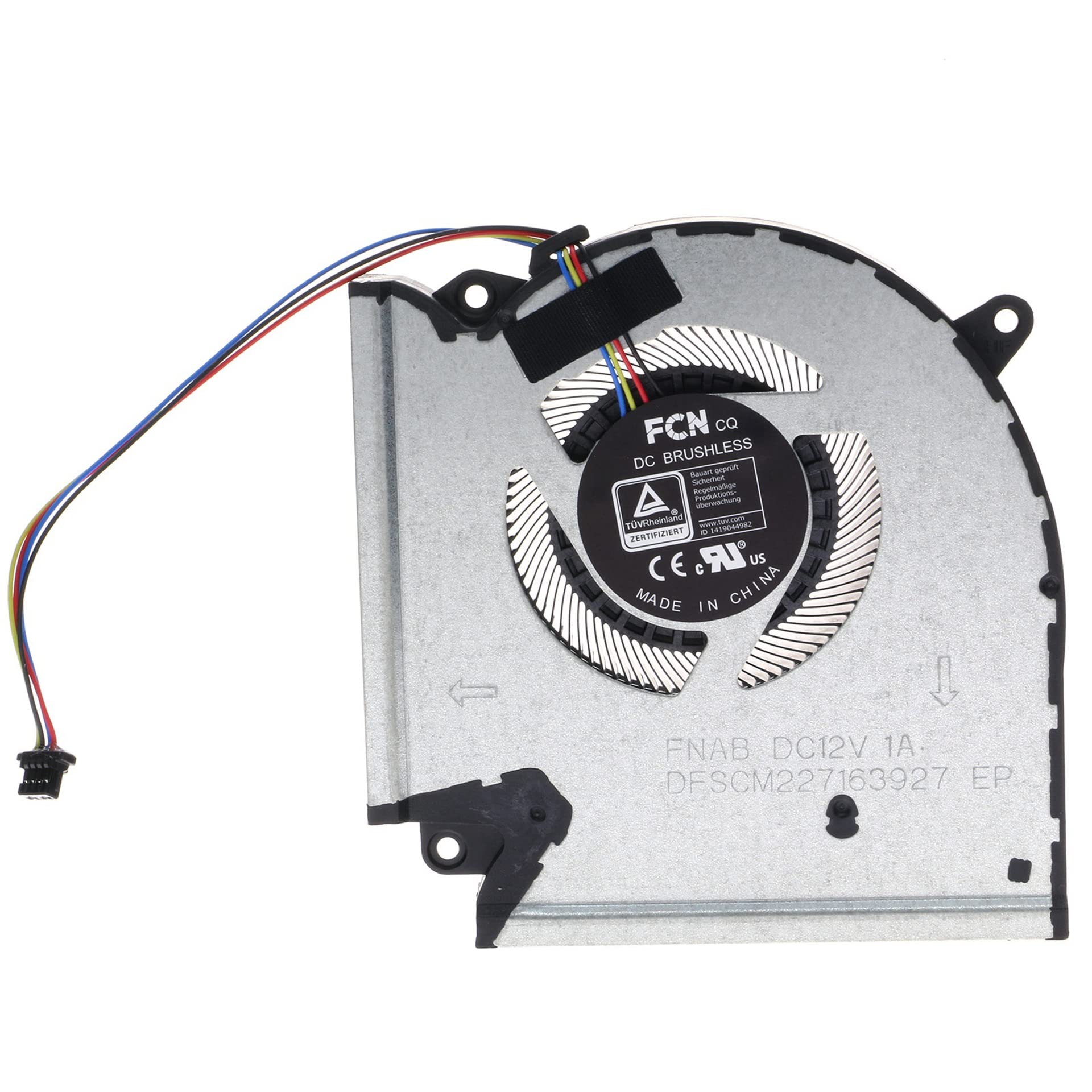 Ersatz-CPU- und GPU-Lüfter für Asus ROG Strix G513IM G513QR G513QM G513IR G513Q G533QM G533QR G533QS G713IM G713IR G713QM G713QR G733QS G733QSA G7733QM G733QR PX713QM 12V FNAA 13NR0540P02011