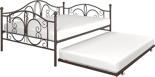 Miniatura 39 de DHP Bombay - Cama de metal Blanco,bronce