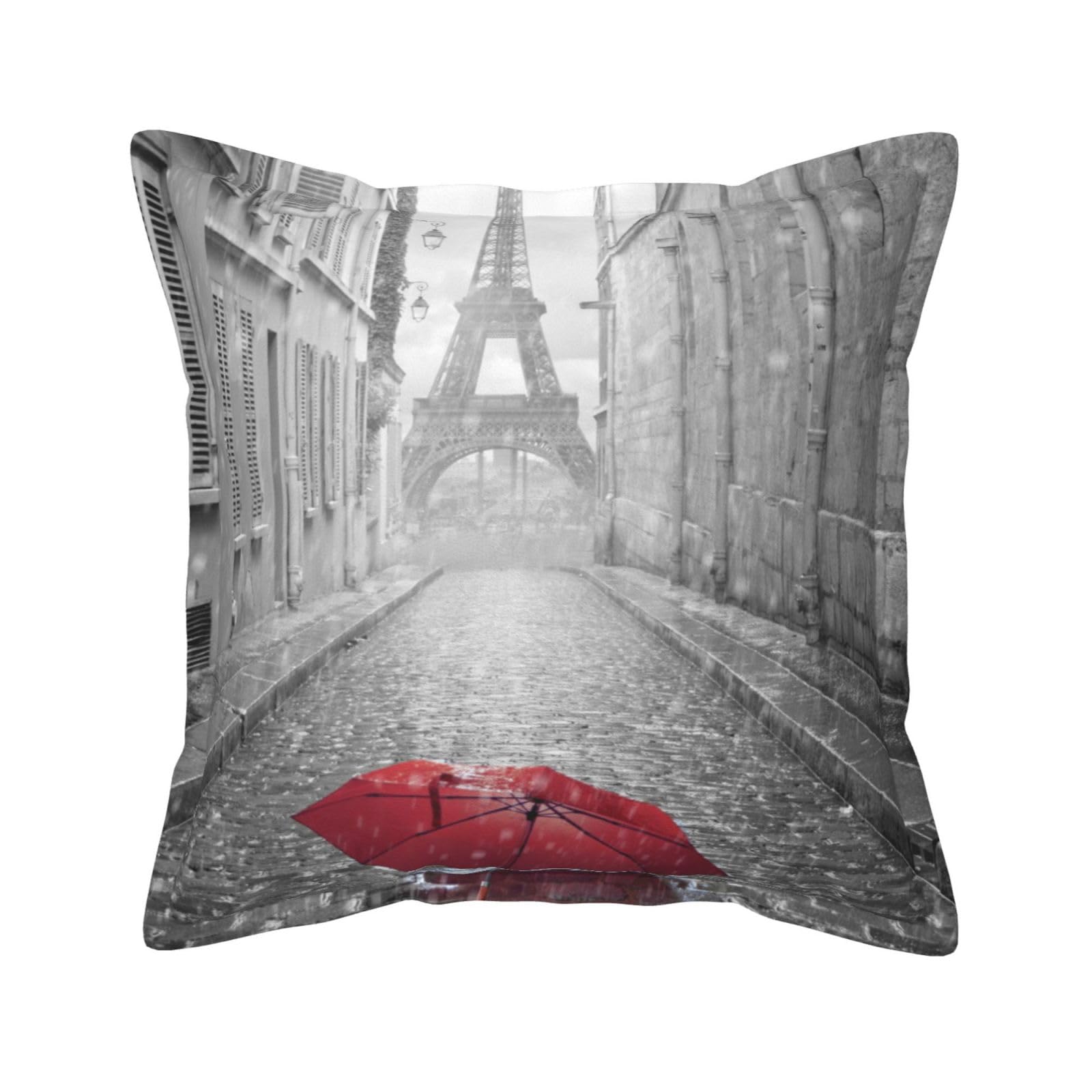 Housses de coussin d'extérieur imperméables pour canapé lit et voiture motif Paris rustique