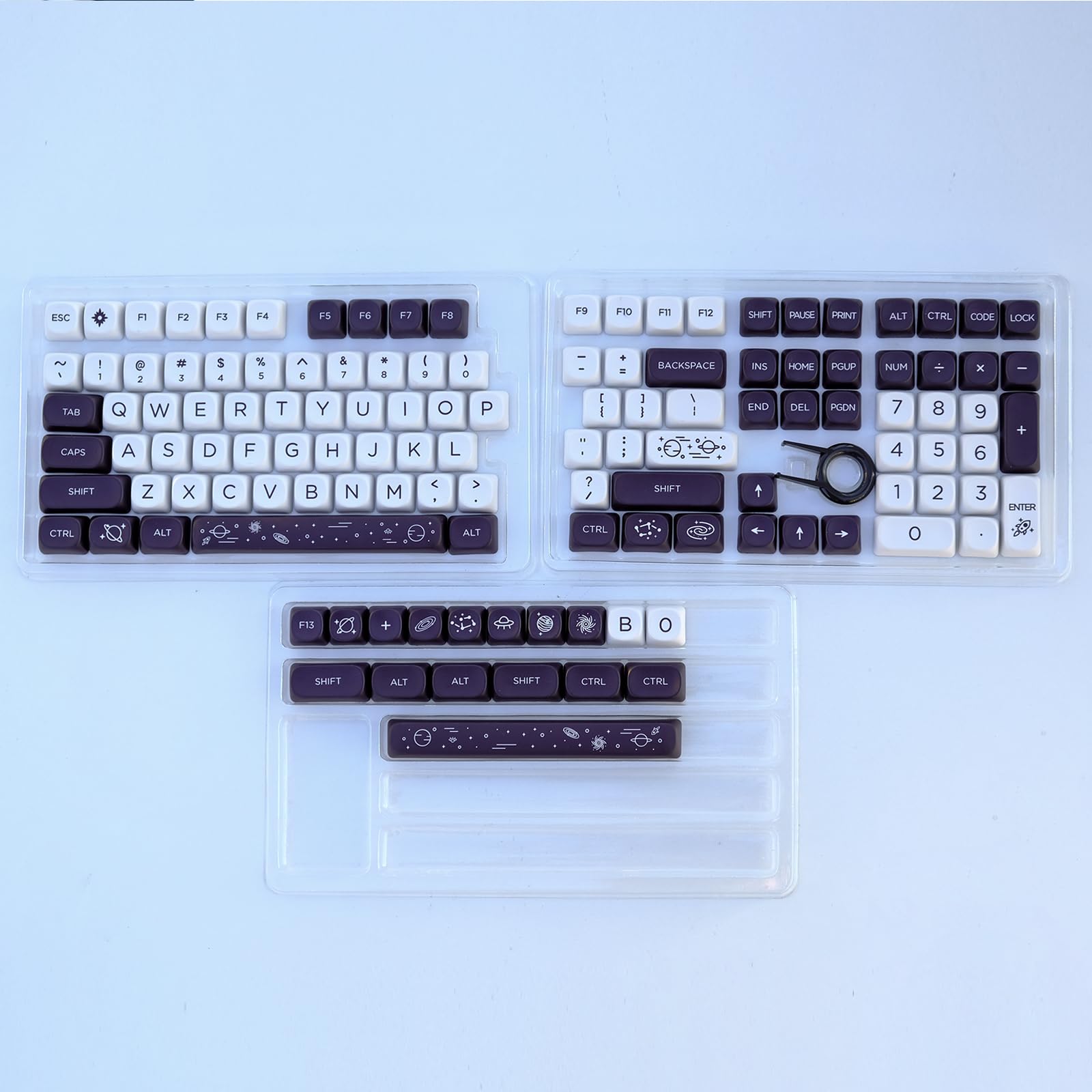 Amazon | ZXMICYFA PBT キーキャップ、126キーカスタマイズ かわいい