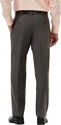Miniatura 2 de Haggar Cool 18 Pro para hombres - Pantalón de ajuste clásico, con plisado frontal y cintura expandible oculta, tallas regulares y grandes y altas