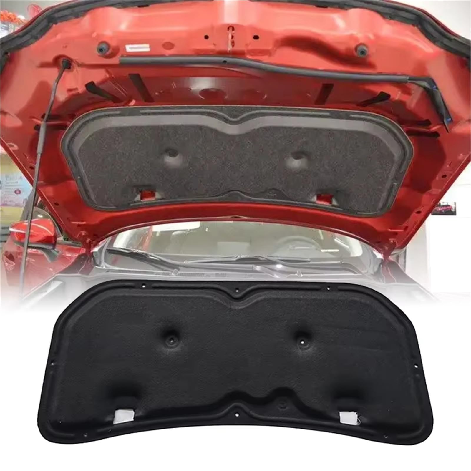 Compatibile Con Mazda Per CX-3 2014 2015 2016 2017 2018 Motore Anteriore Cofano Isolamento Cotone Pad Suono Calore Insonorizzato Tappetino Interno