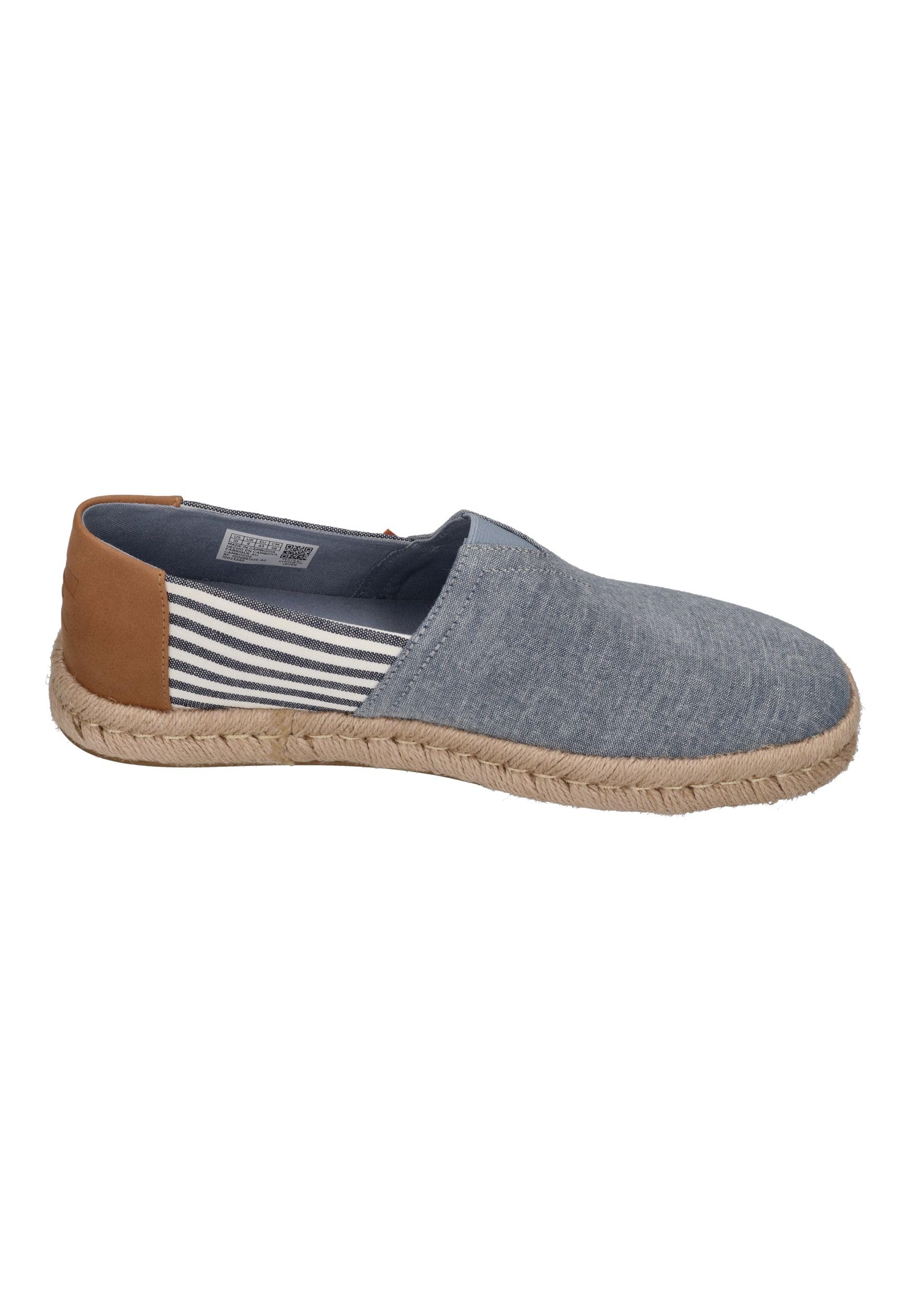 TOMS Espadrilles Alpargata Rope 2.0 10023240 Navy Chamb Naut Stripe