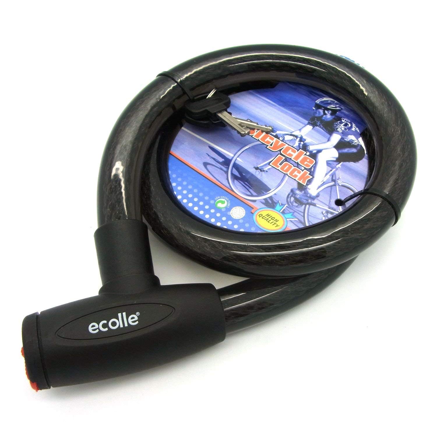 'Ecolle 88800005 "425 25 mm/1 m Cable Lock in Black