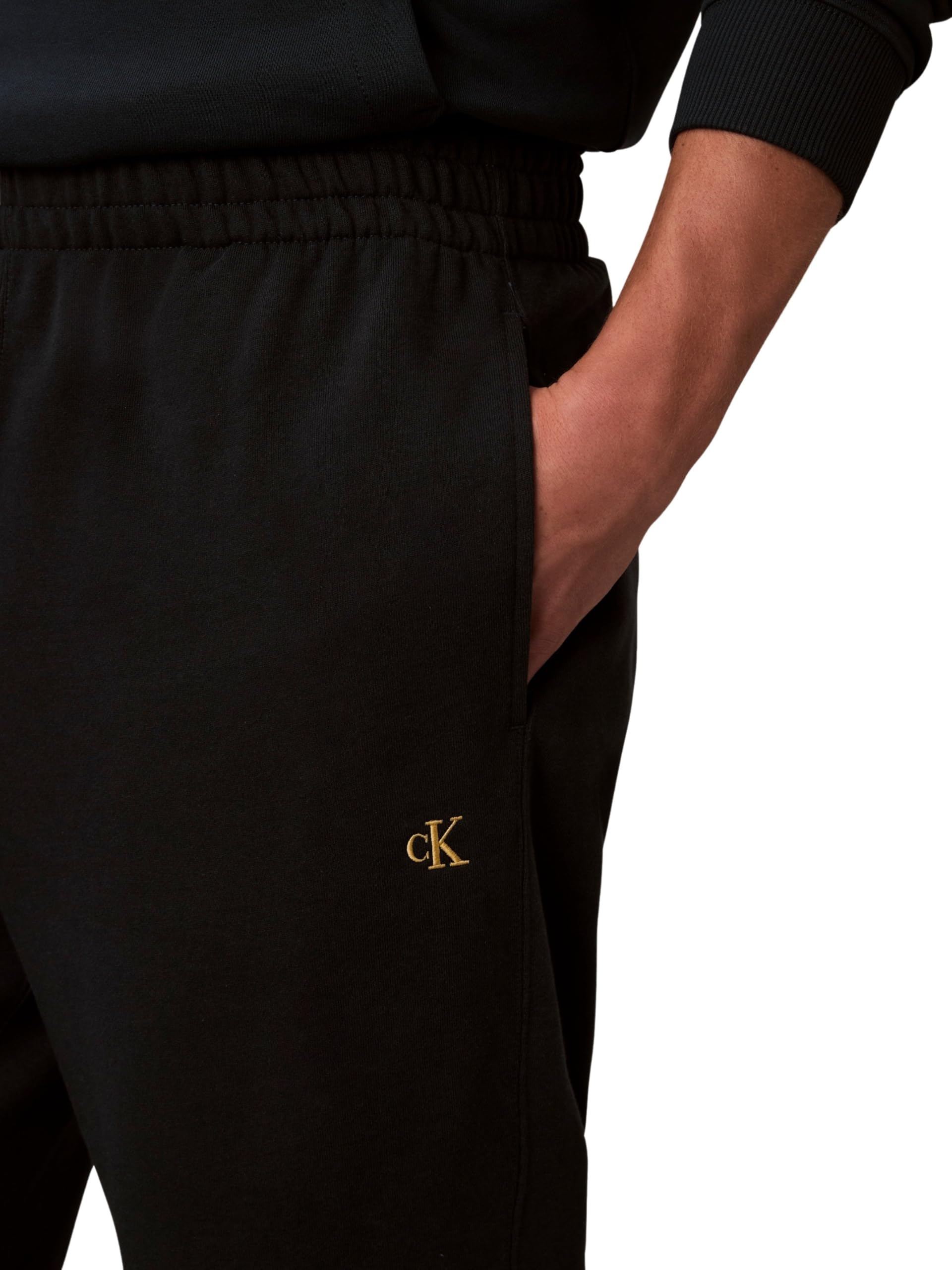 Calvin Klein EU 350terry Monogram Jogger Lv04rd241g - Pantalon de survêtement - Pantalon de survêtement - Homme